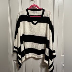 First Love by Lovelyn Boutique Rib Knit Sweater Poncho Size 3X